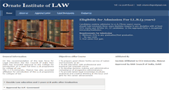 Desktop Screenshot of ornatecolleges.com